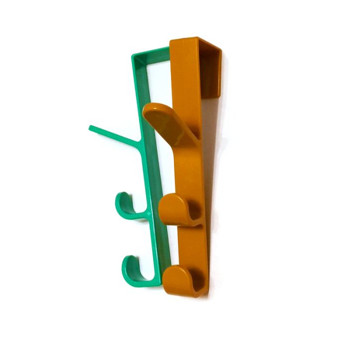 Door hanger with three hooks plastic