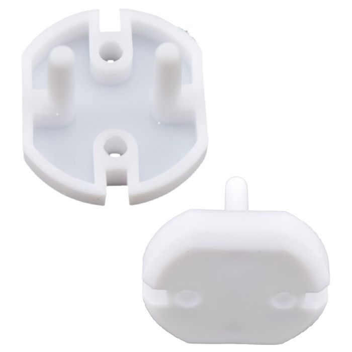 Plastic plug for European standard socket outlet