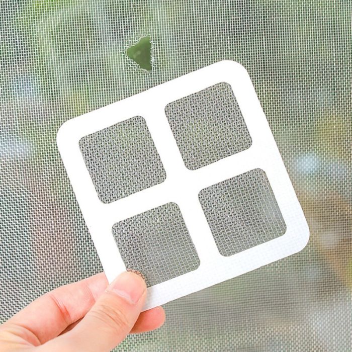 Patches for mosquito net repair 3 pcs, self-adhesive, size 10x10 cm