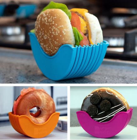 Silicone burger holder