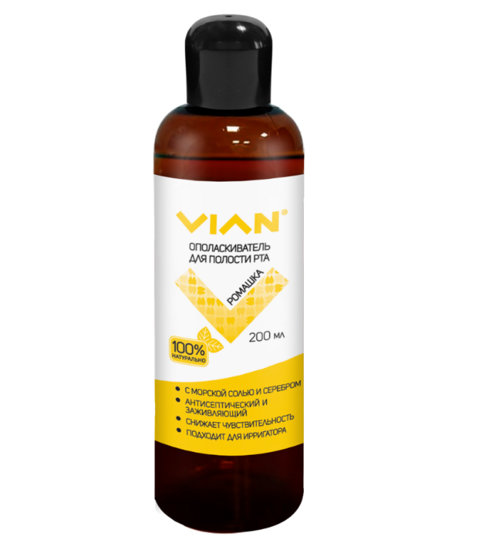 VIAN ТROMASHKAУ mouthwash with sea salt, 200 ml.