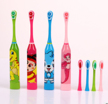 Children's Electric Toothbrush with 2 brush heads, 4-10 years old