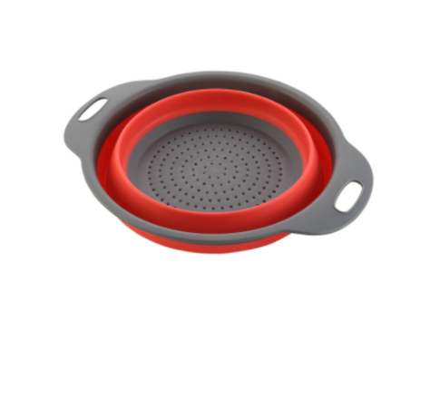 Folding silicone colander, small